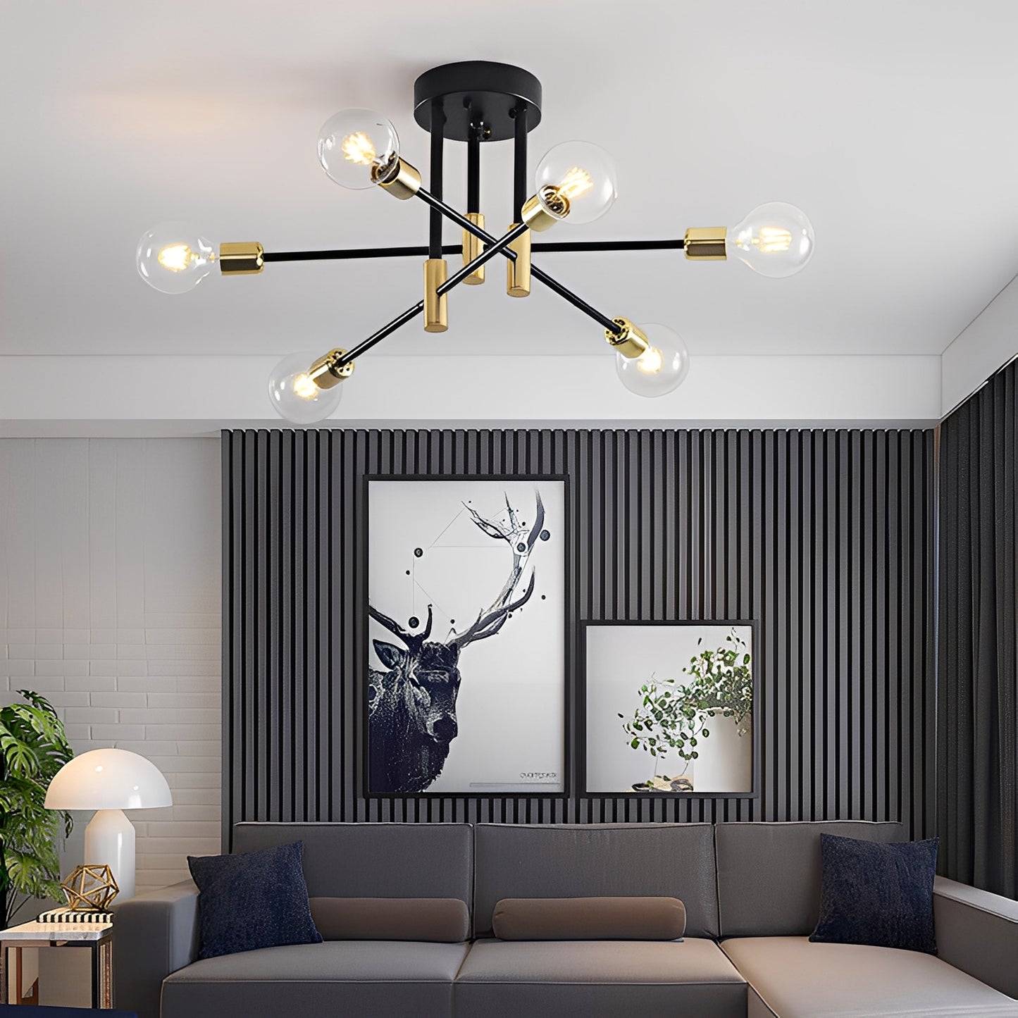 Ira – Personalisierte Schmiedeeisen-Deckenlampe
