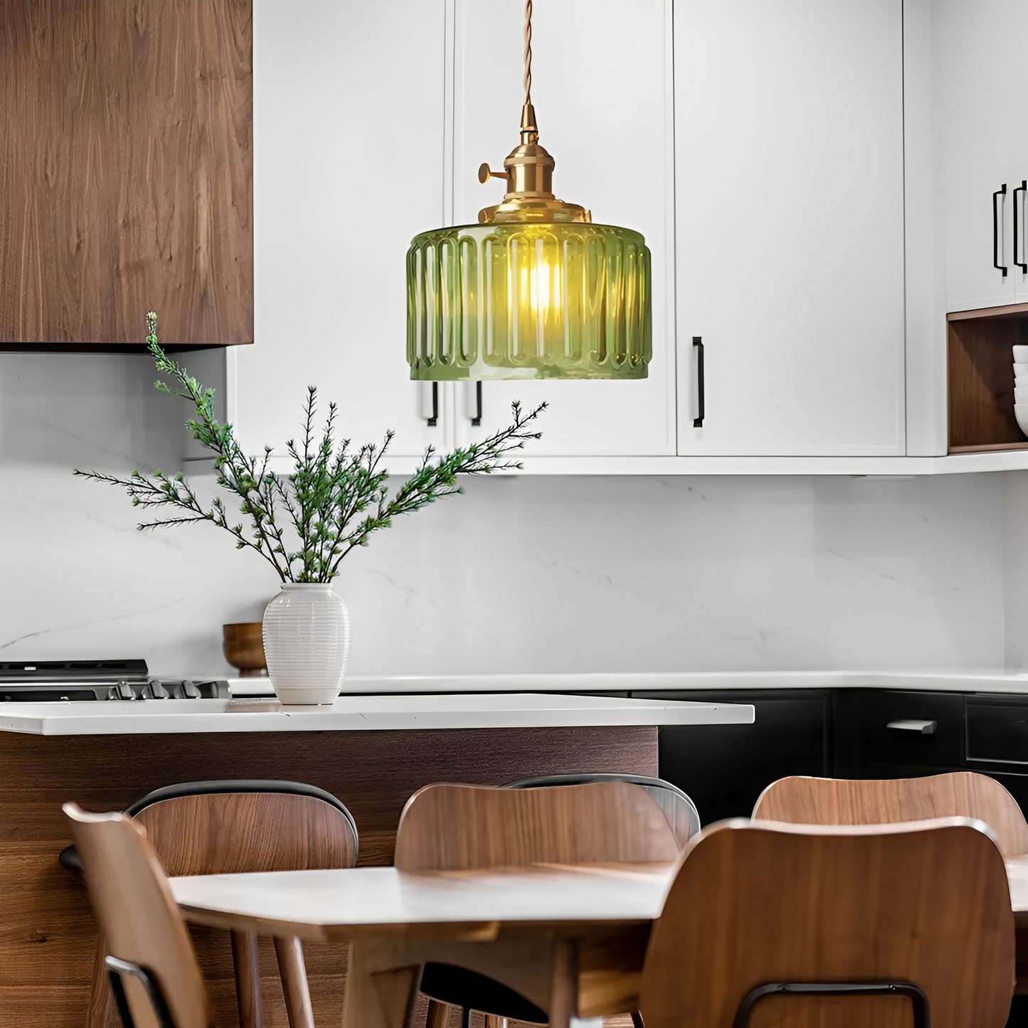 Miriam – Kreativer Brass-Glas Kronleuchter