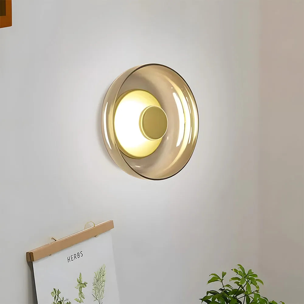 Fred – Industrielle Glas Wandlampe