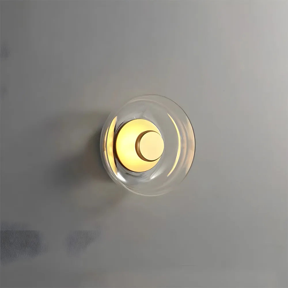 Fred – Industrielle Glas Wandlampe