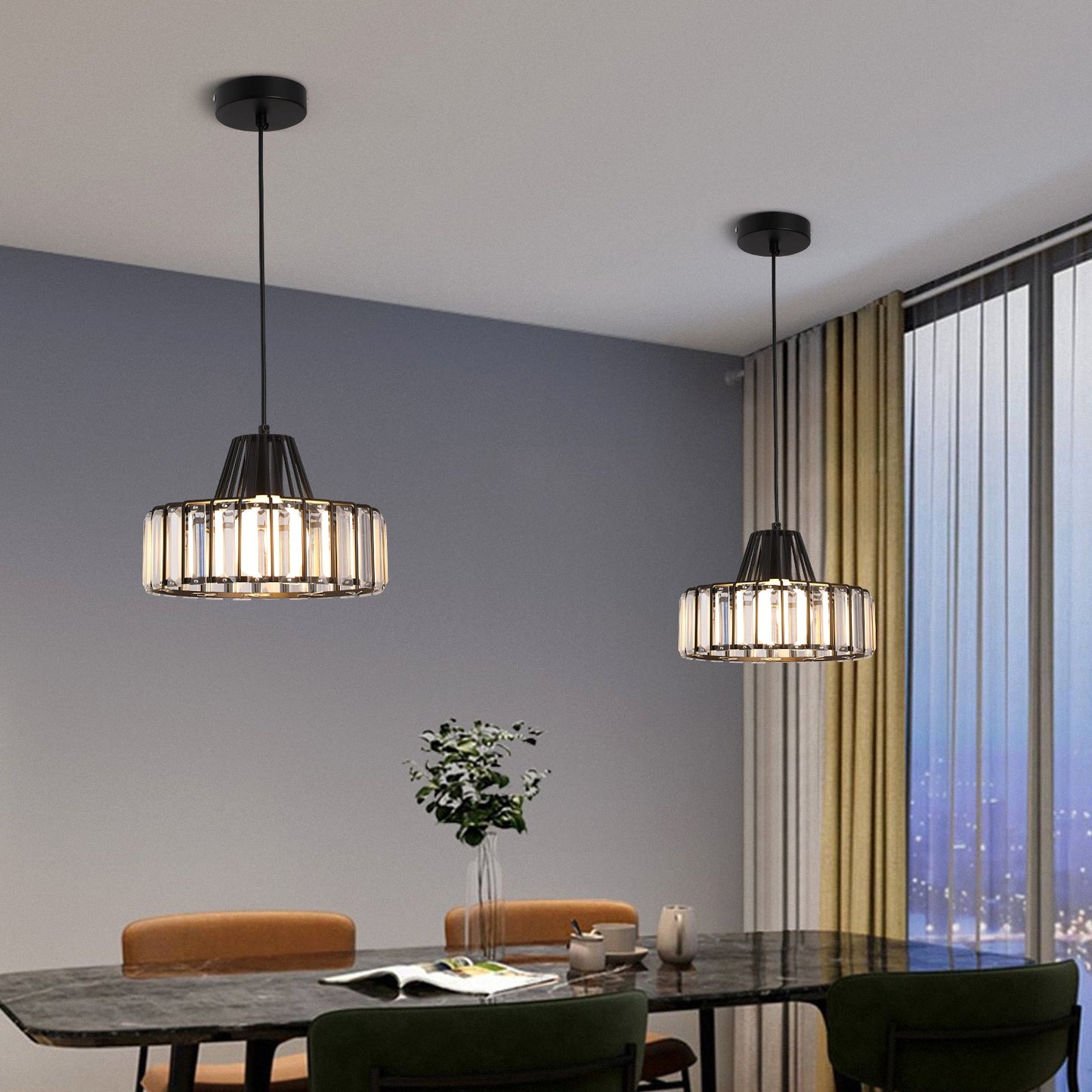 Celina – Kristall-Luxus-Pendelleuchte