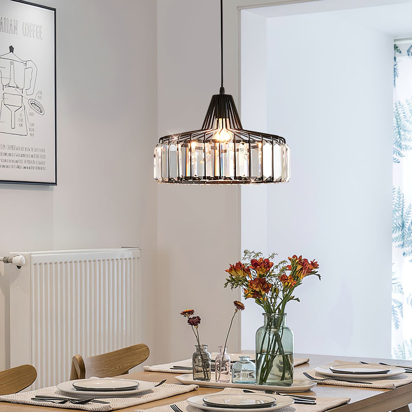 Celina – Kristall-Luxus-Pendelleuchte