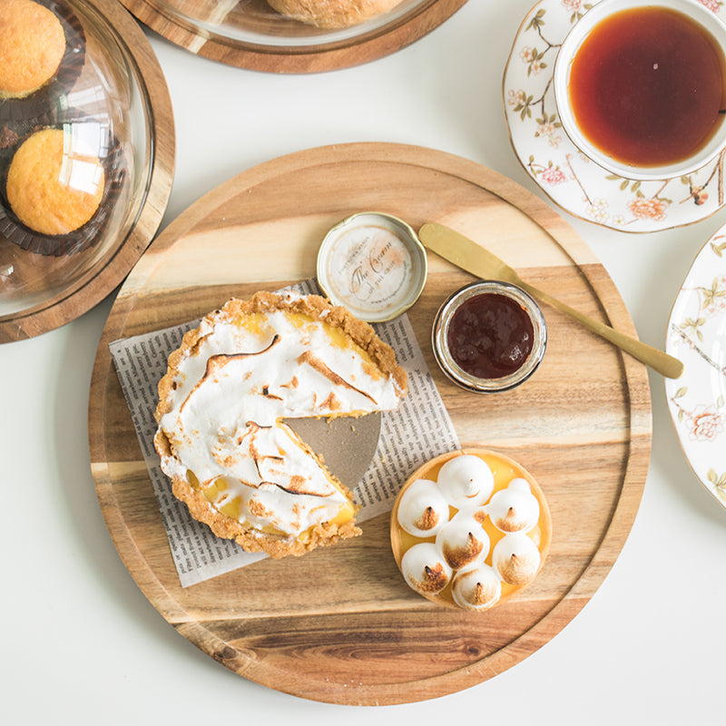 Elvra – Nordische Kuchenplatte aus Holz
