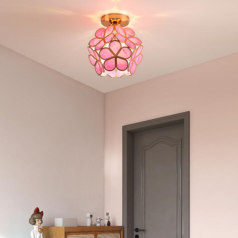 BloomDecke – Glasleuchte im Blumenstil für Flur und Eingangsbereich