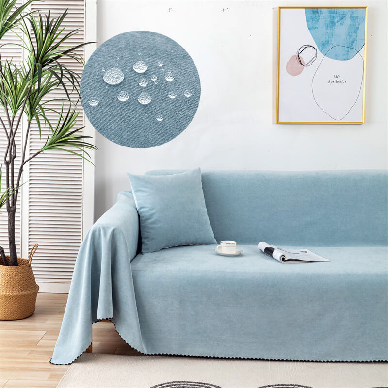 Mira – Solide Cord-Ledersofa Schutzdecke