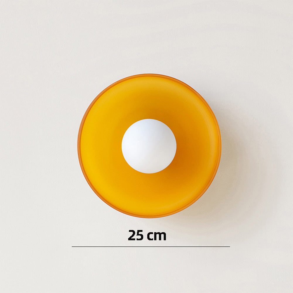 Camille – Französische Retro-Glas-Deckenleuchte