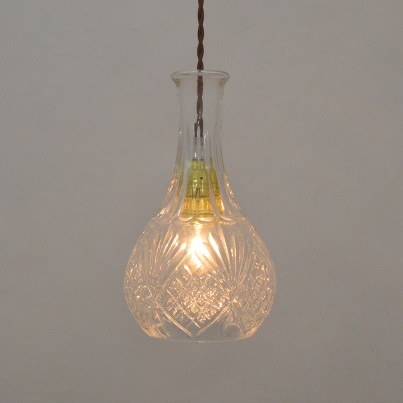 Elva – Modern Glasflaschen LED Lampe