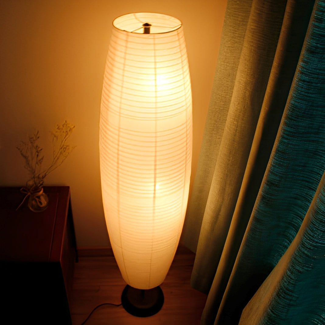 Elina – Nordische Reispapier-Stehlampe