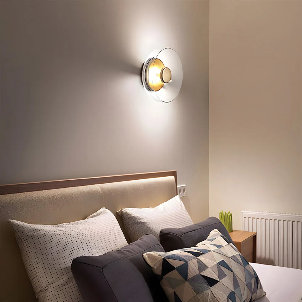 Fred – Industrielle Glas Wandlampe
