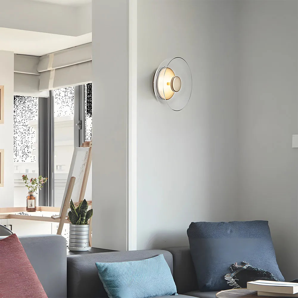 Fred – Industrielle Glas Wandlampe
