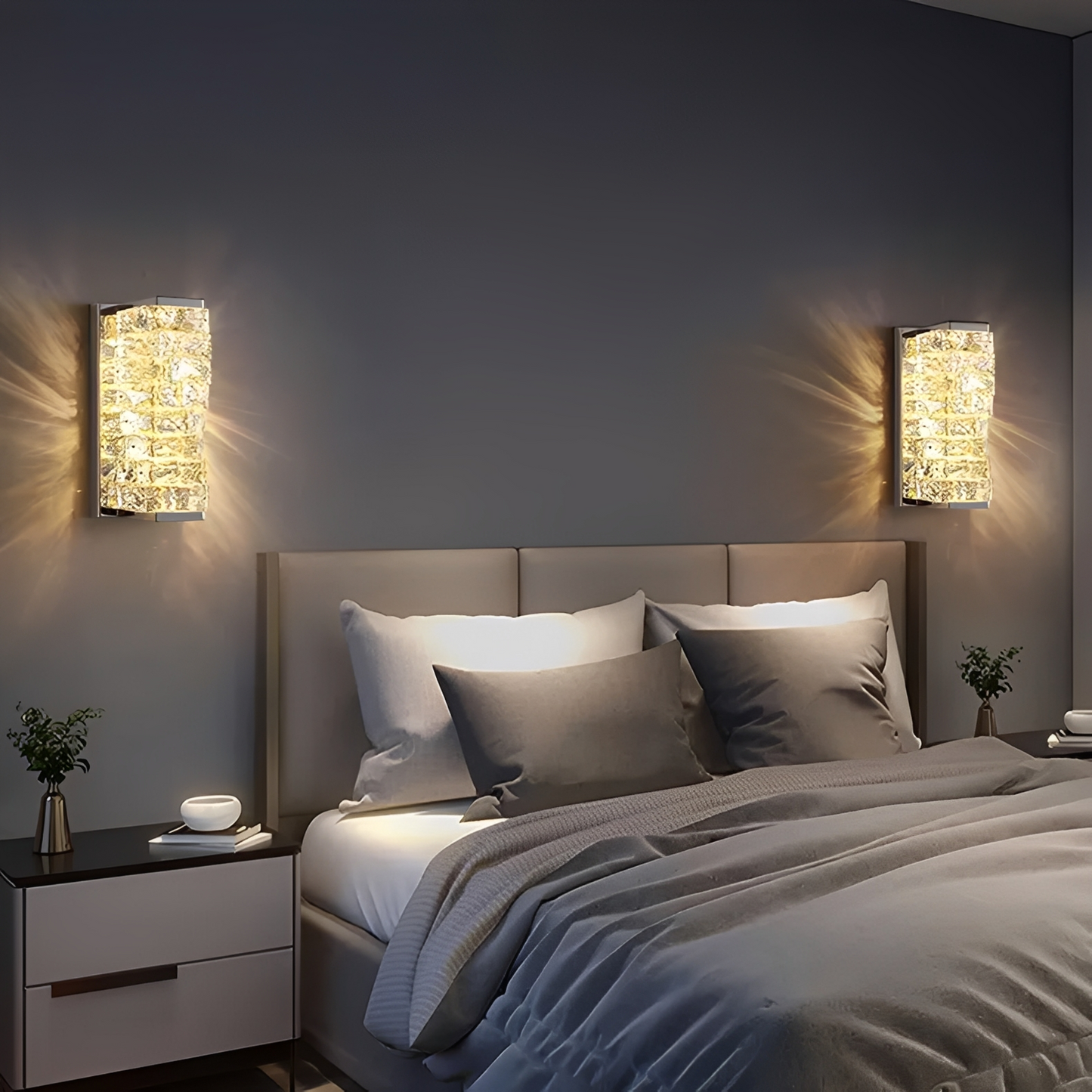 Luxera – Kristall-Wandleuchte