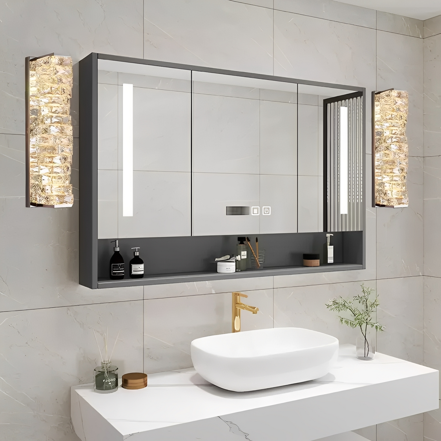 Luxera – Kristall-Wandleuchte