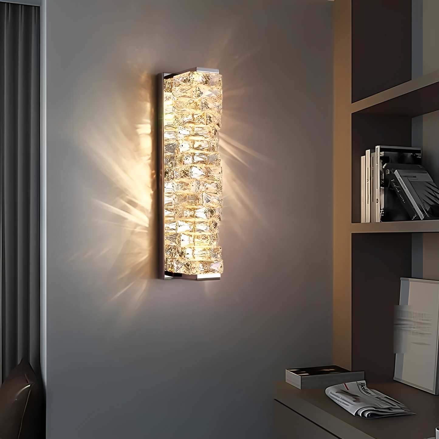 Luxera – Kristall-Wandleuchte