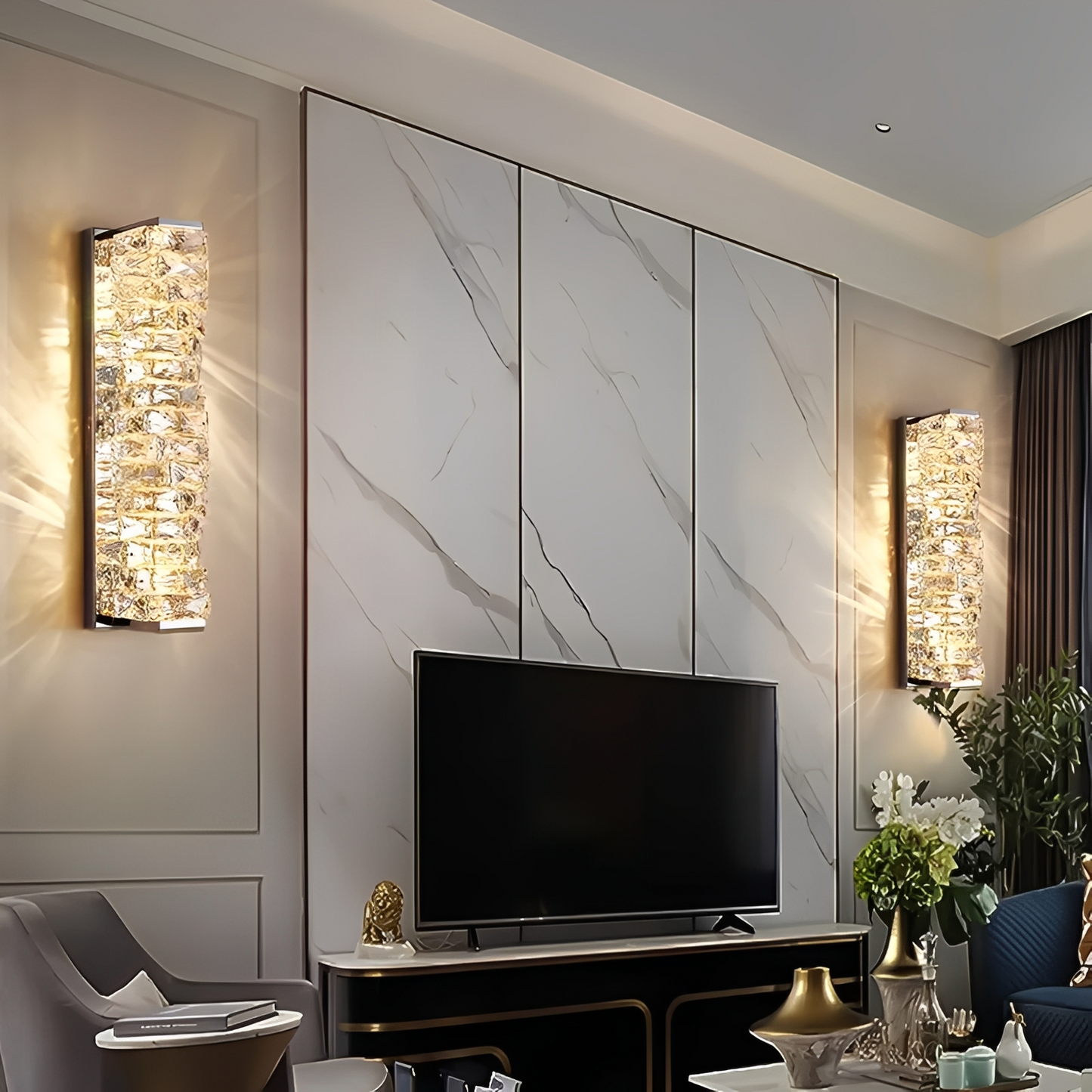Luxera – Kristall-Wandleuchte