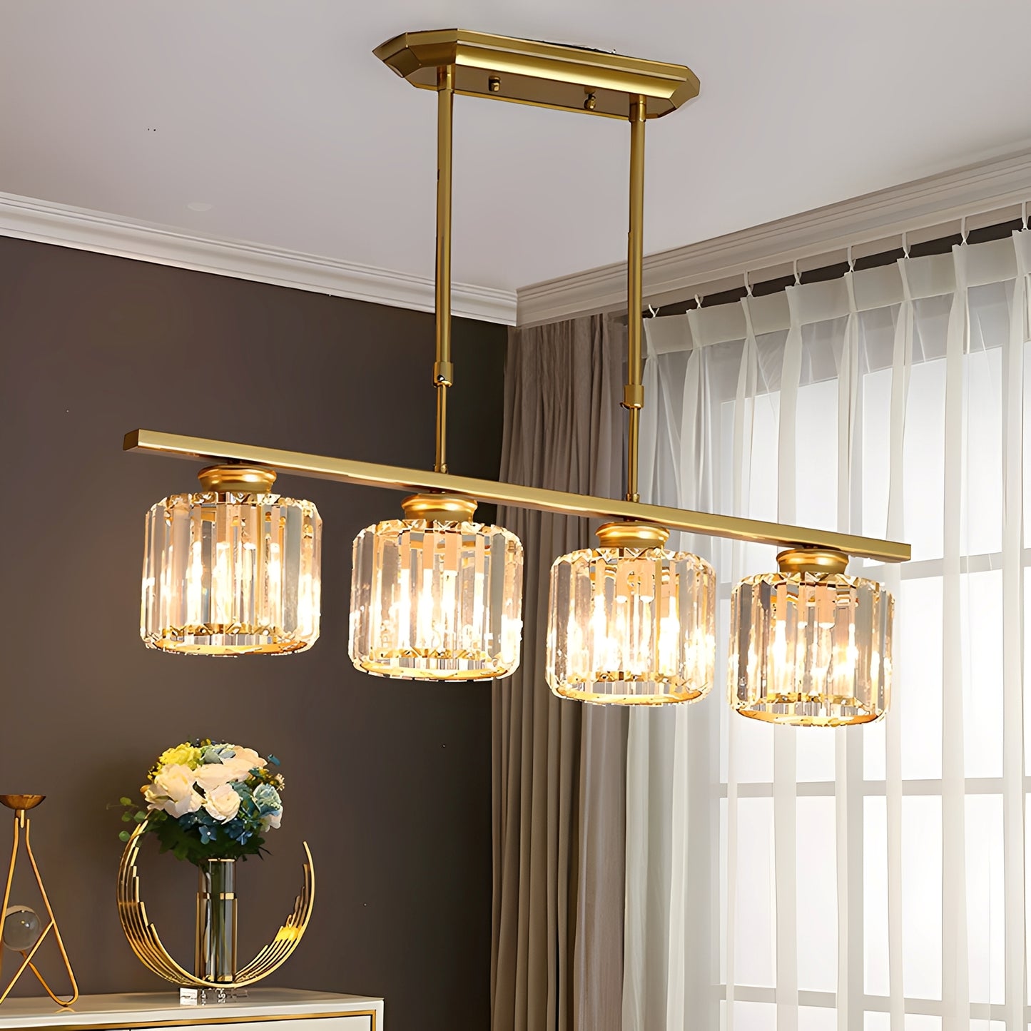 Airin – Designer-Kristall-Pendelleuchte