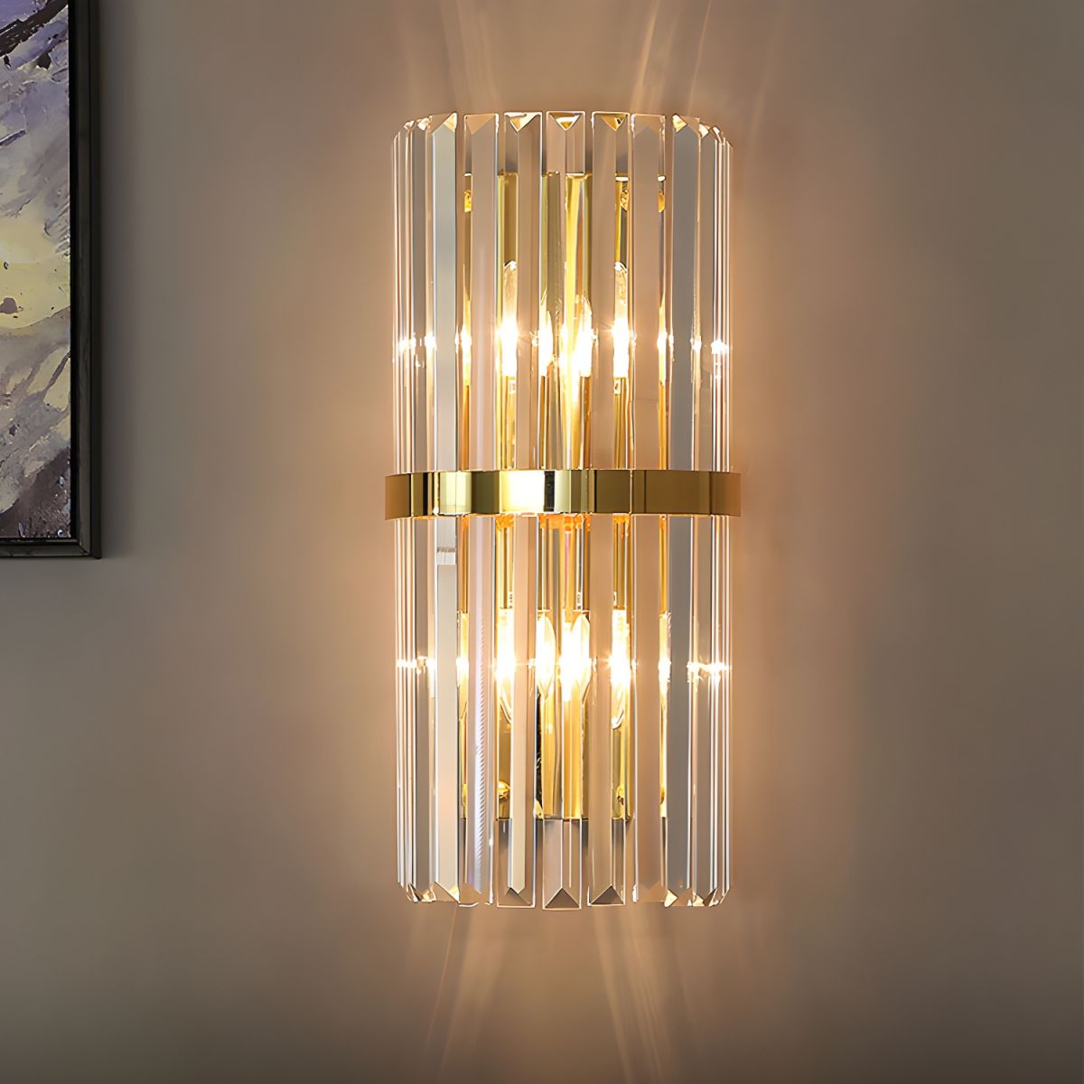 Rafael – Zeitgenössische Edelstahl-Wandlampe