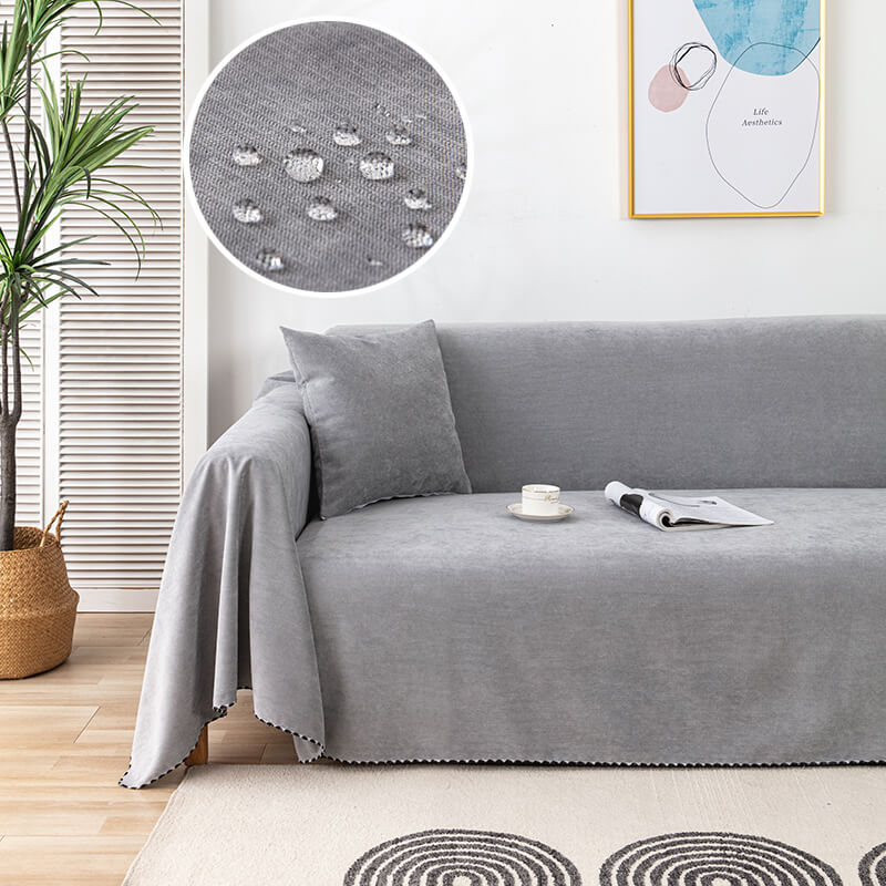 Mira – Solide Cord-Ledersofa Schutzdecke