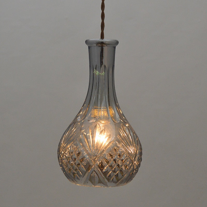 Elva – Modern Glasflaschen LED Lampe