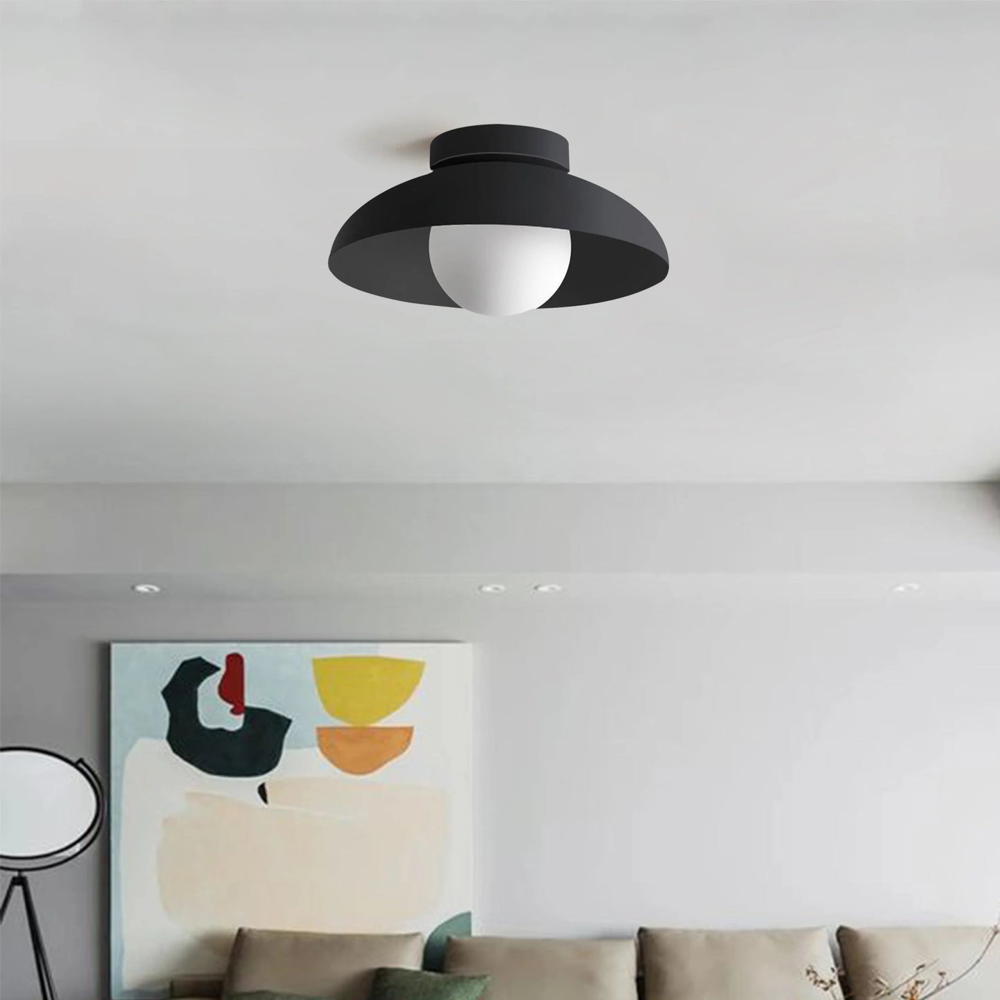 Nila – Minimalistische Metall-Deckenleuchte