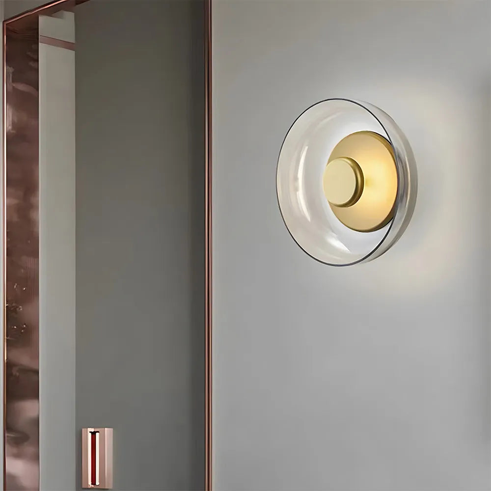 Fred – Industrielle Glas Wandlampe