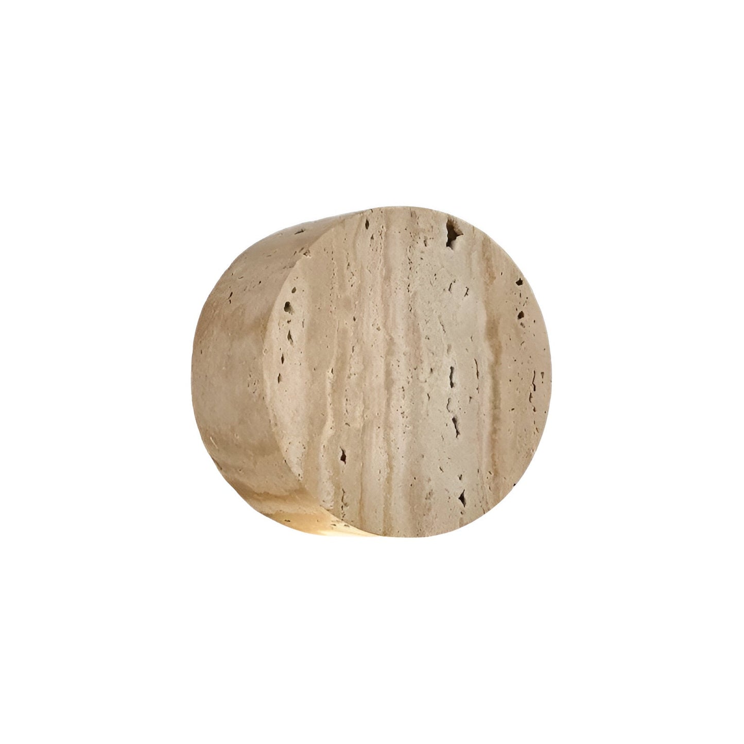 Sanya – Wabi Sabi Travertin-Wandlampe