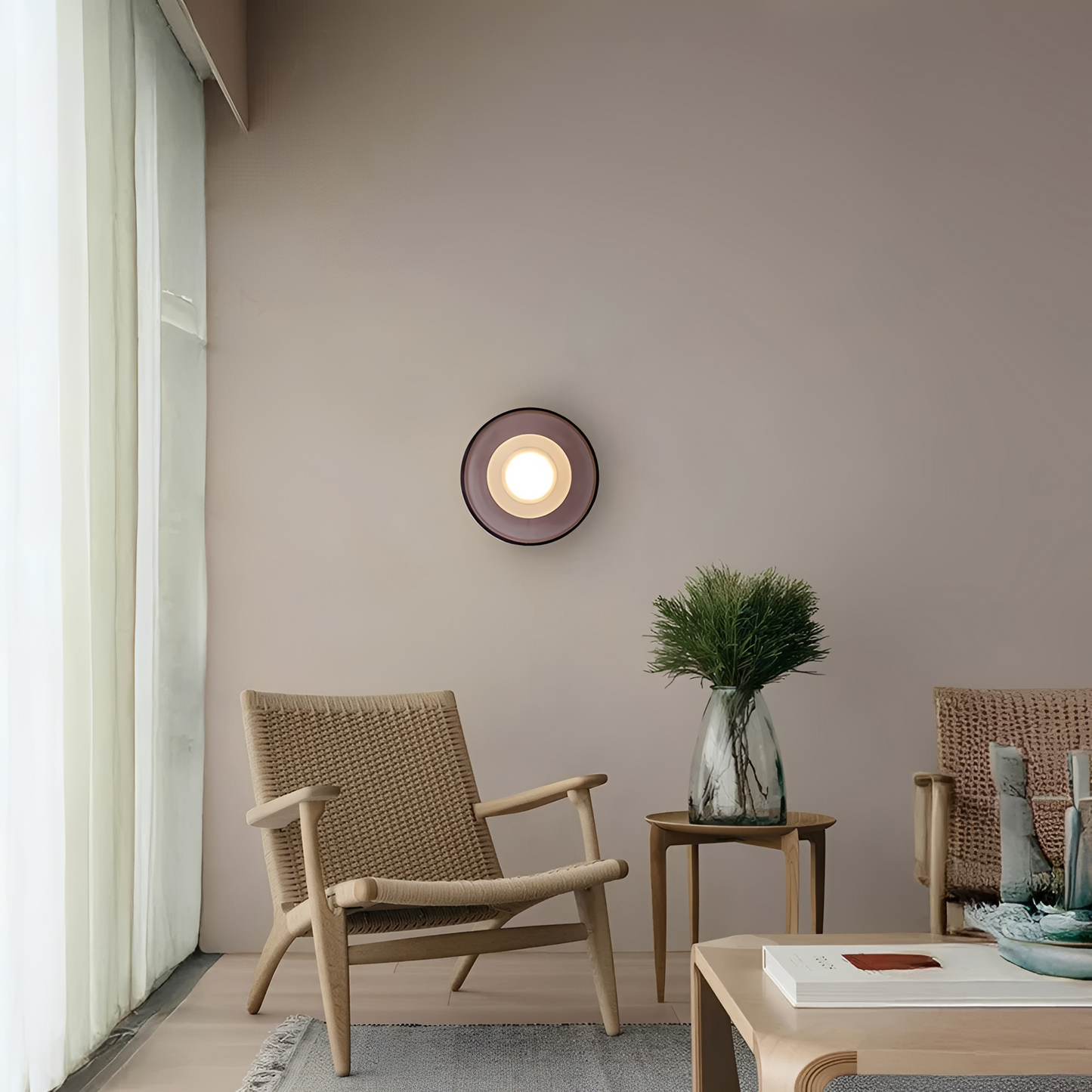 Shane – Nordic Minimalistische Glas LED Wandleuchte