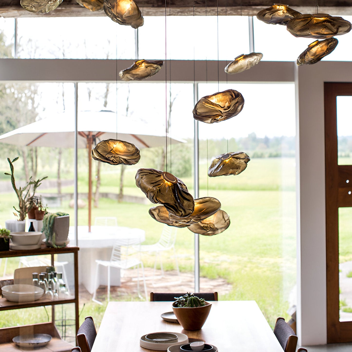 Dorian – Elegante LED-Glas-Pendelleuchte
