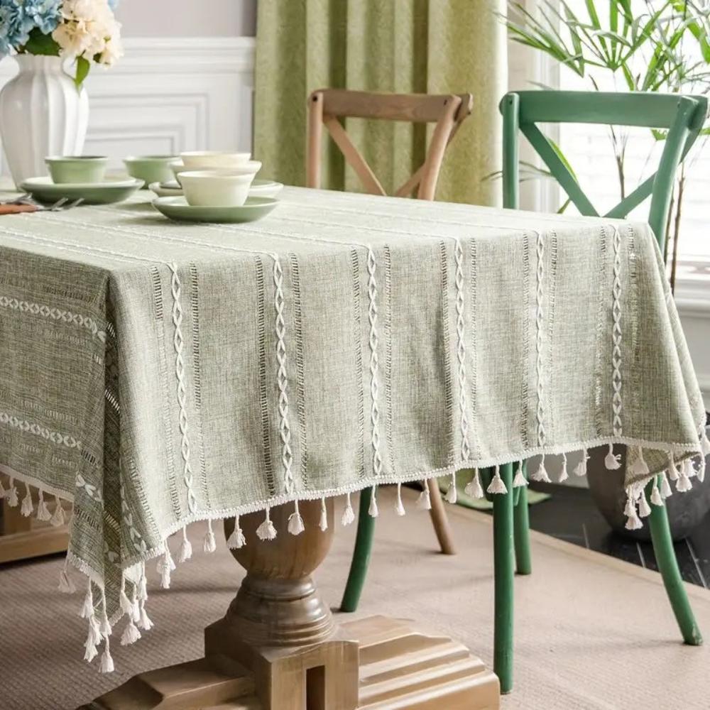Bailey – Elegante Baumwoll-Leinen-Tischdecke