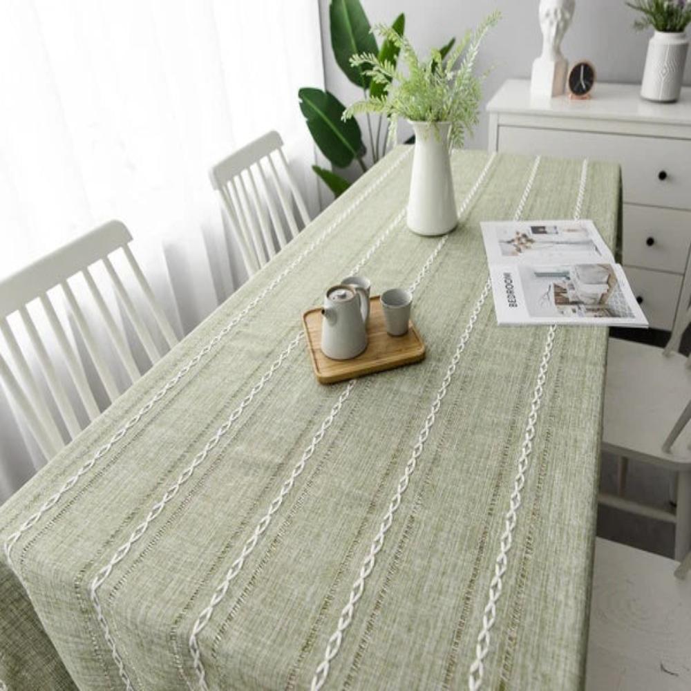 Bailey – Elegante Baumwoll-Leinen-Tischdecke