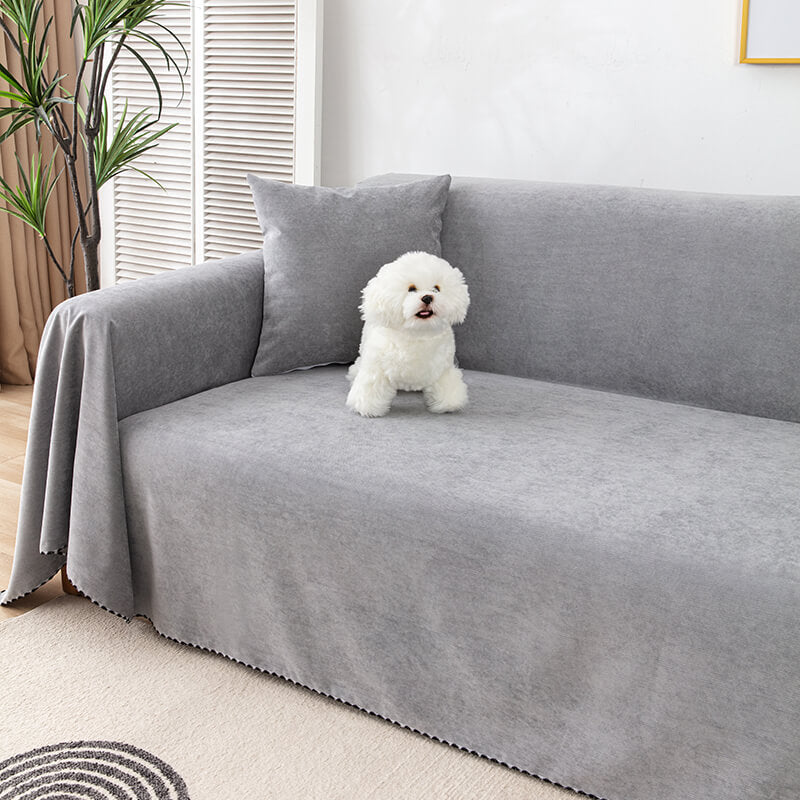 Mira – Solide Cord-Ledersofa Schutzdecke