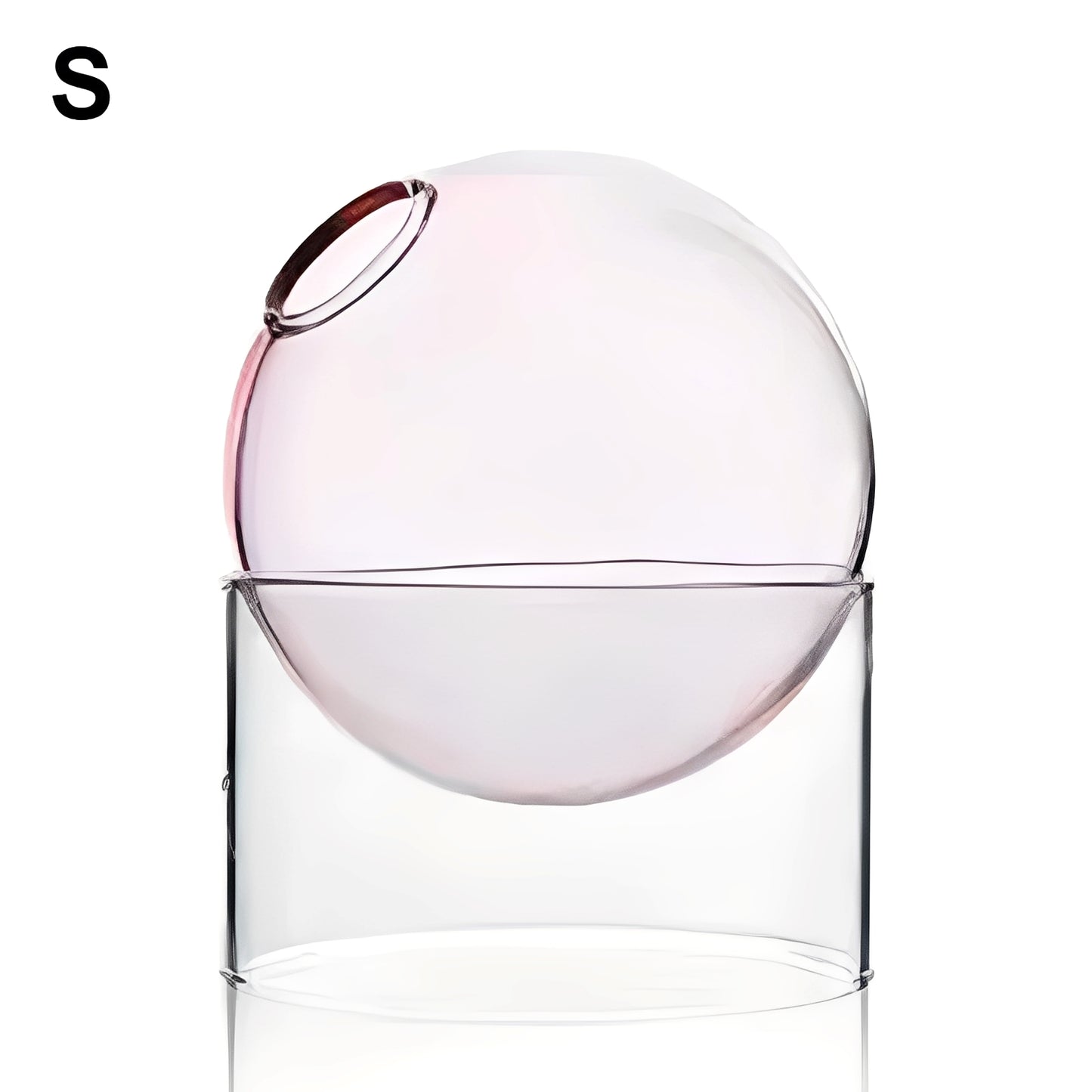 Amira – Bunte Glas Kugelvase Dekoration