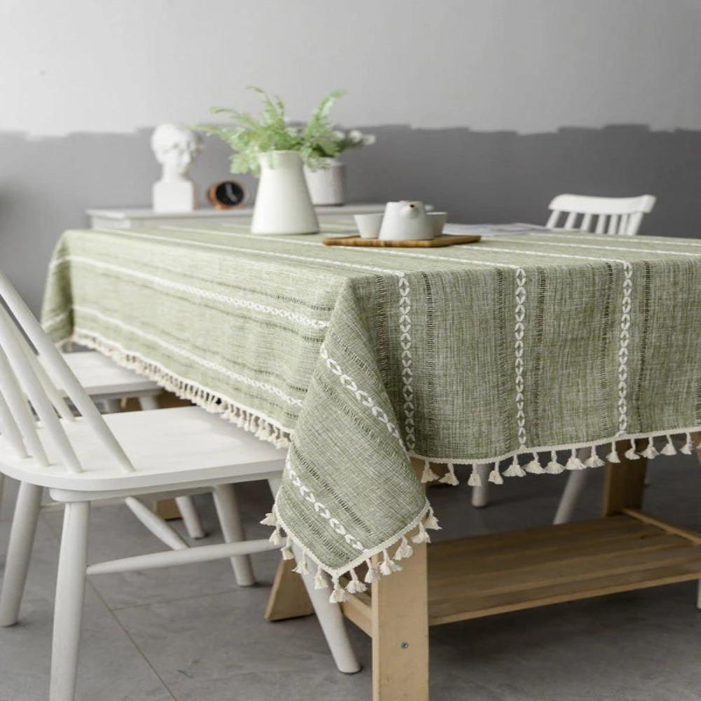 Bailey – Elegante Baumwoll-Leinen-Tischdecke