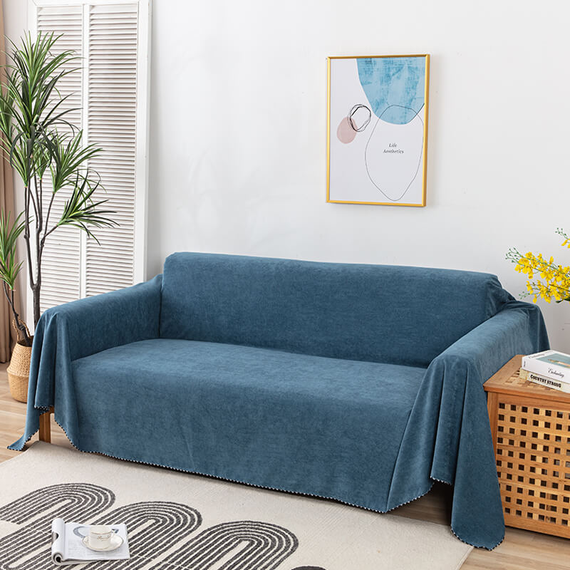 Mira – Solide Cord-Ledersofa Schutzdecke