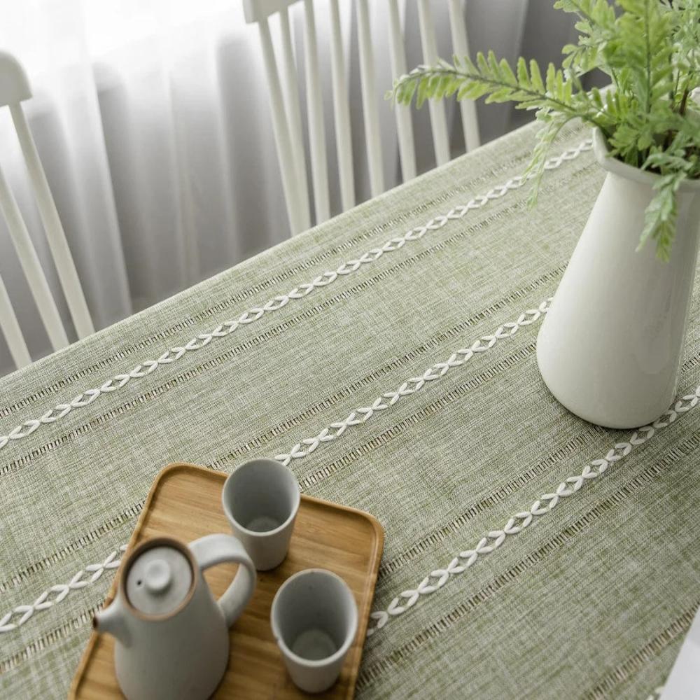 Bailey – Elegante Baumwoll-Leinen-Tischdecke