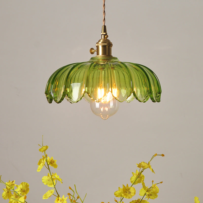 Ivy – Retro-Pendelleuchte mit Glas