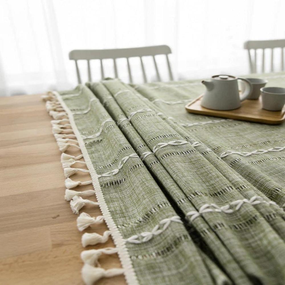 Bailey – Elegante Baumwoll-Leinen-Tischdecke