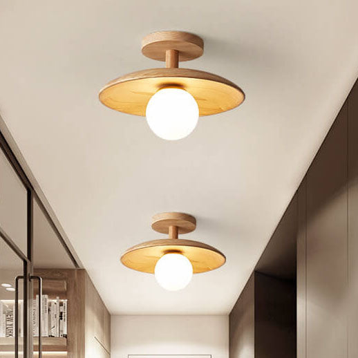 Elian – Moderne Deckenleuchte im Holz-Design