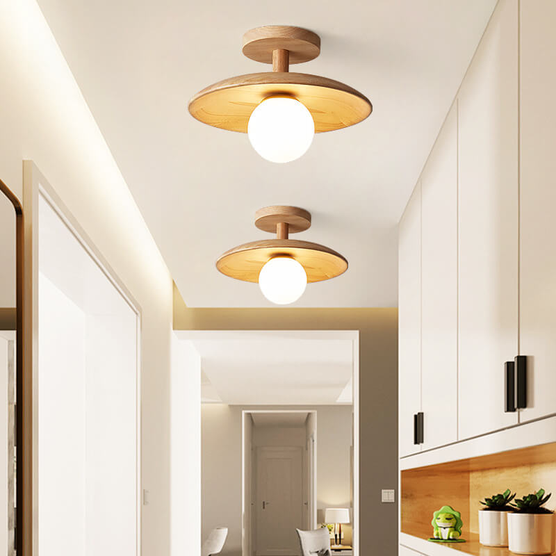 Elian – Moderne Deckenleuchte im Holz-Design