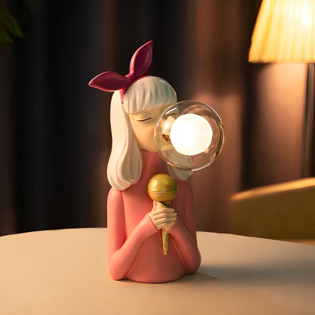 Mavie – Nordische Bubble Girl Tischlampe