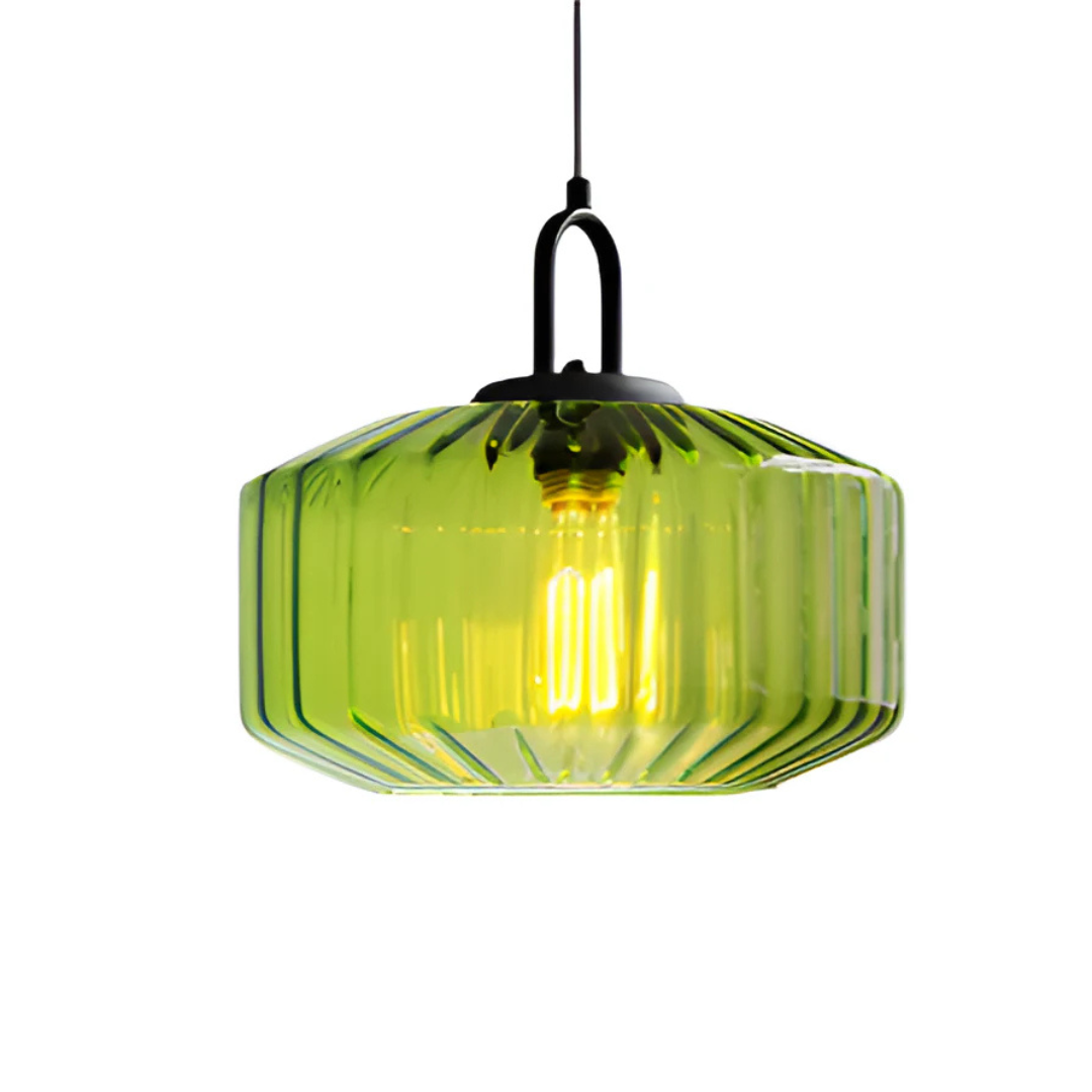 Vireon – Hochwertige Buntglas-Pendelleuchte
