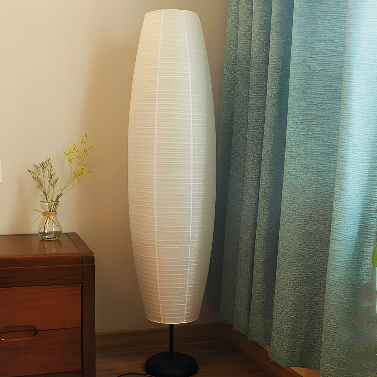 Elina – Nordische Reispapier-Stehlampe