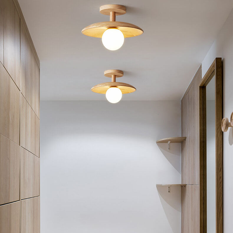 Elian – Moderne Deckenleuchte im Holz-Design