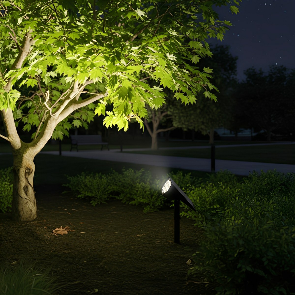 Gavina – Wasserdichtes Solar LED Baumspotlicht
