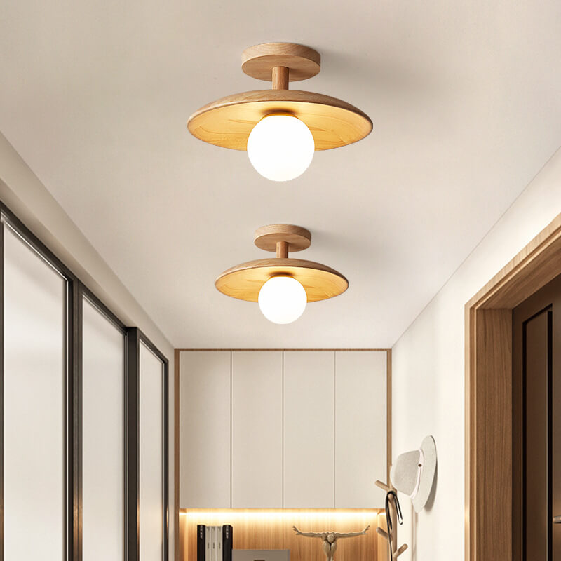 Elian – Moderne Deckenleuchte im Holz-Design