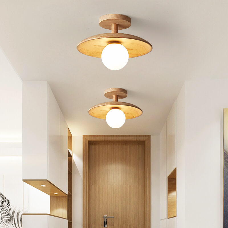 Elian – Moderne Deckenleuchte im Holz-Design