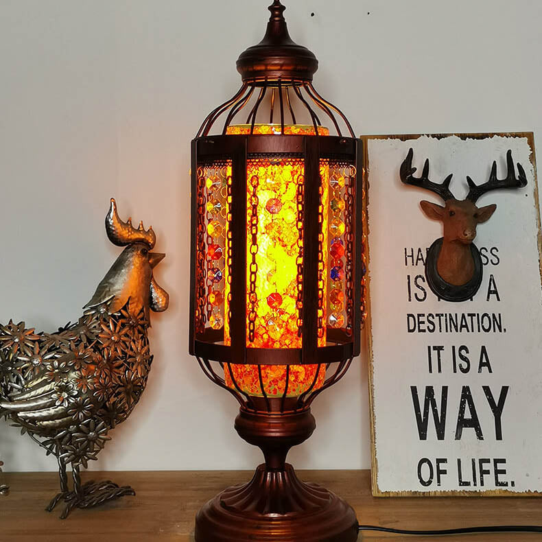 Meryem – Vintage Türkische Mosaik-Tischlampe
