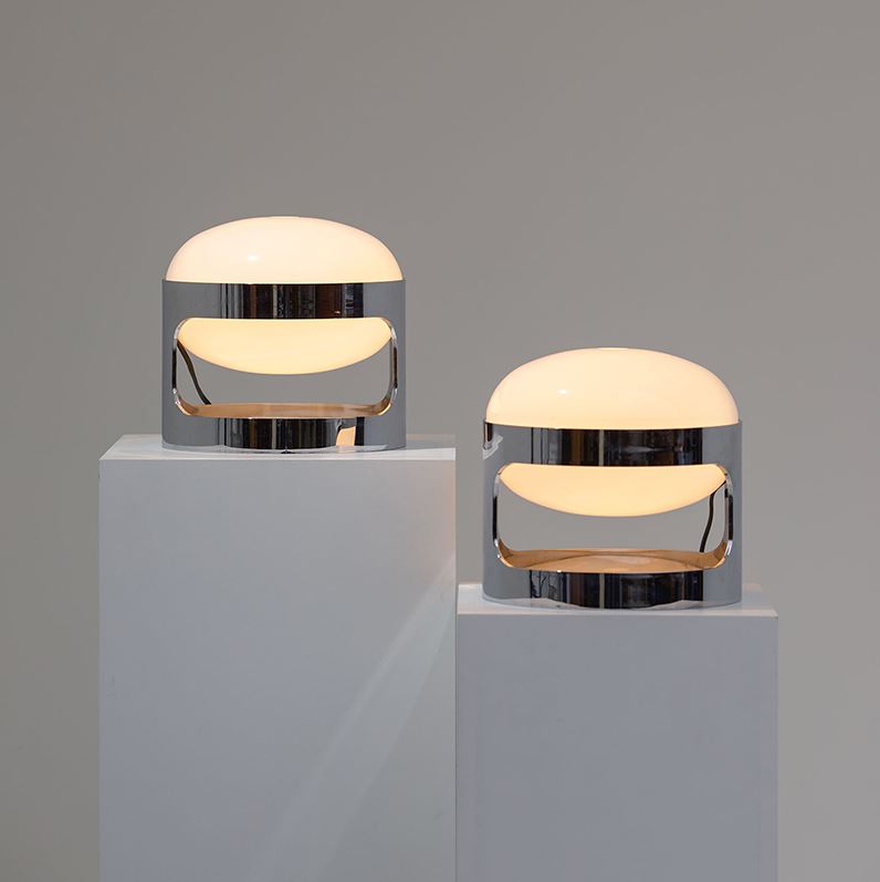 Lunor – Schlichte Light-Luxury Edelstahl-Tischleuchte
