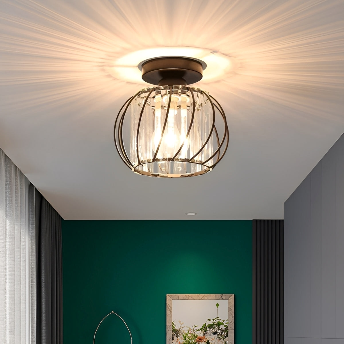Kaela – Moderne Glas-Deckenleuchte