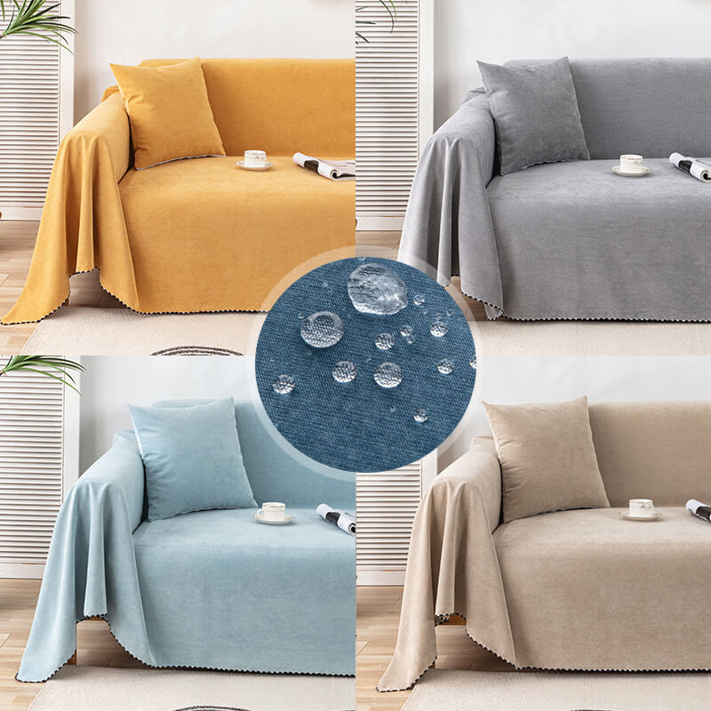 Mira – Solide Cord-Ledersofa Schutzdecke