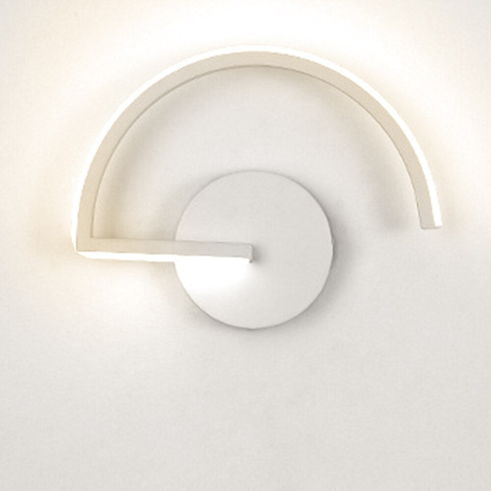 Saran – Minimal Art Halbkreis Wandlicht